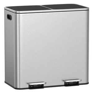 Trash Can with 2 Compartments for Kitchen - image 1