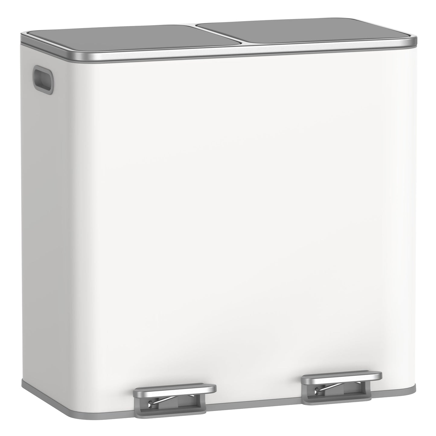 Trash Can with 2 Compartments for Kitchen - image 3