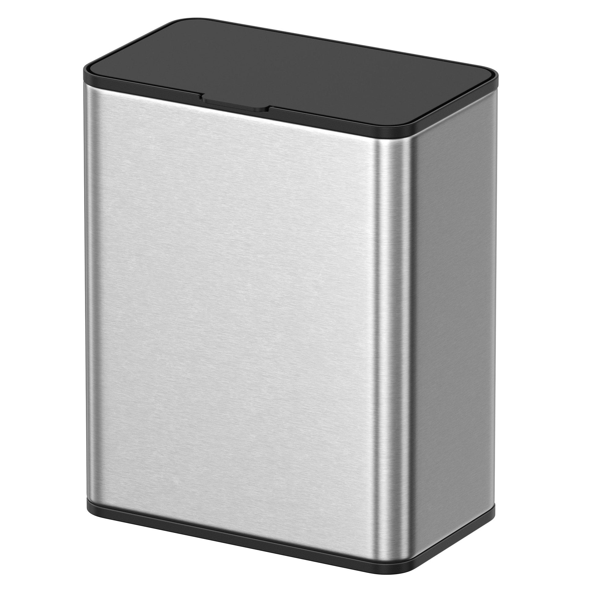 2.1-Gallon, 8 L Hanging Kitchen Trash Can with Lid, Cupboard Door Hanging or Wall-Mounted - image 1
