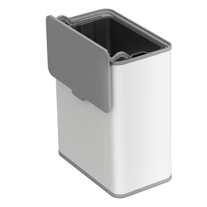 2.1-Gallon, 8 L Hanging Kitchen Trash Can with Lid, Cupboard Door Hanging or Wall-Mounted - image 18