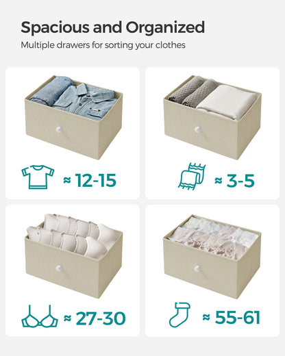 Fabric Dresser with 4 Drawers - image 3