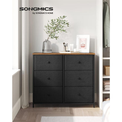 6 Drawer Chest with Metal Frame - image 2