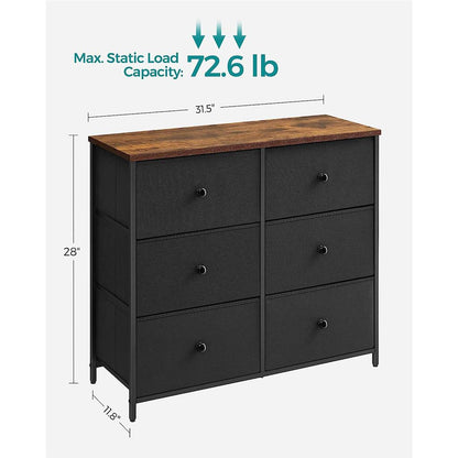 6 Drawer Chest with Metal Frame - image 3