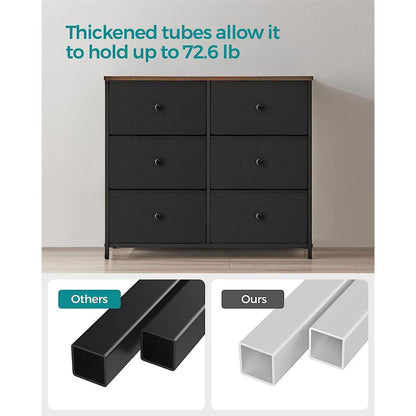 6 Drawer Chest with Metal Frame - image 6