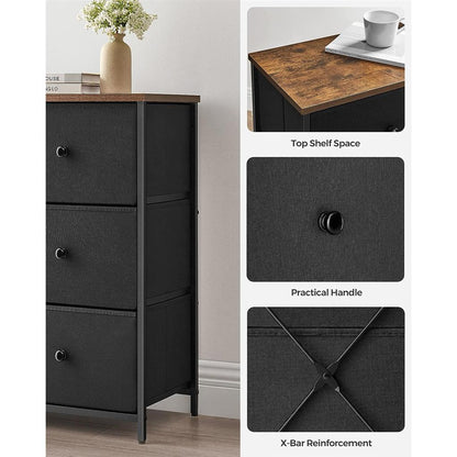 6 Drawer Chest with Metal Frame - image 8