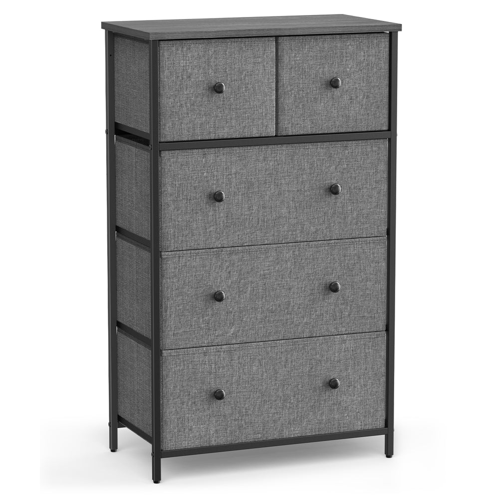 Fabric Chest of Drawers with Adjustable Feet - image 14