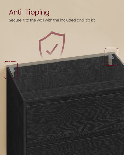 4-Drawer Dresser for Bedroom, Chest of Drawers