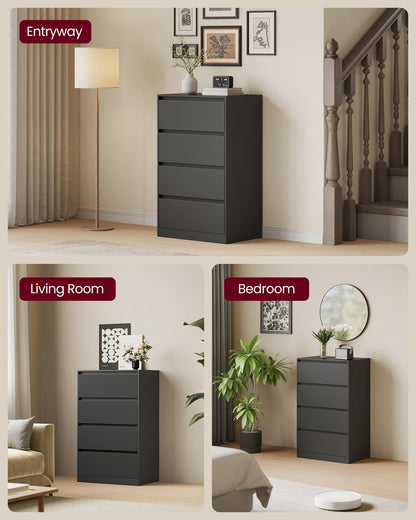 4-Drawer Dresser for Bedroom, Chest of Drawers