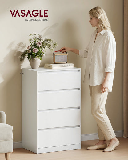 4-Drawer Dresser for Bedroom, Chest of Drawers
