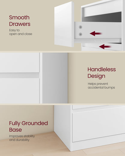 4-Drawer Dresser for Bedroom, Chest of Drawers