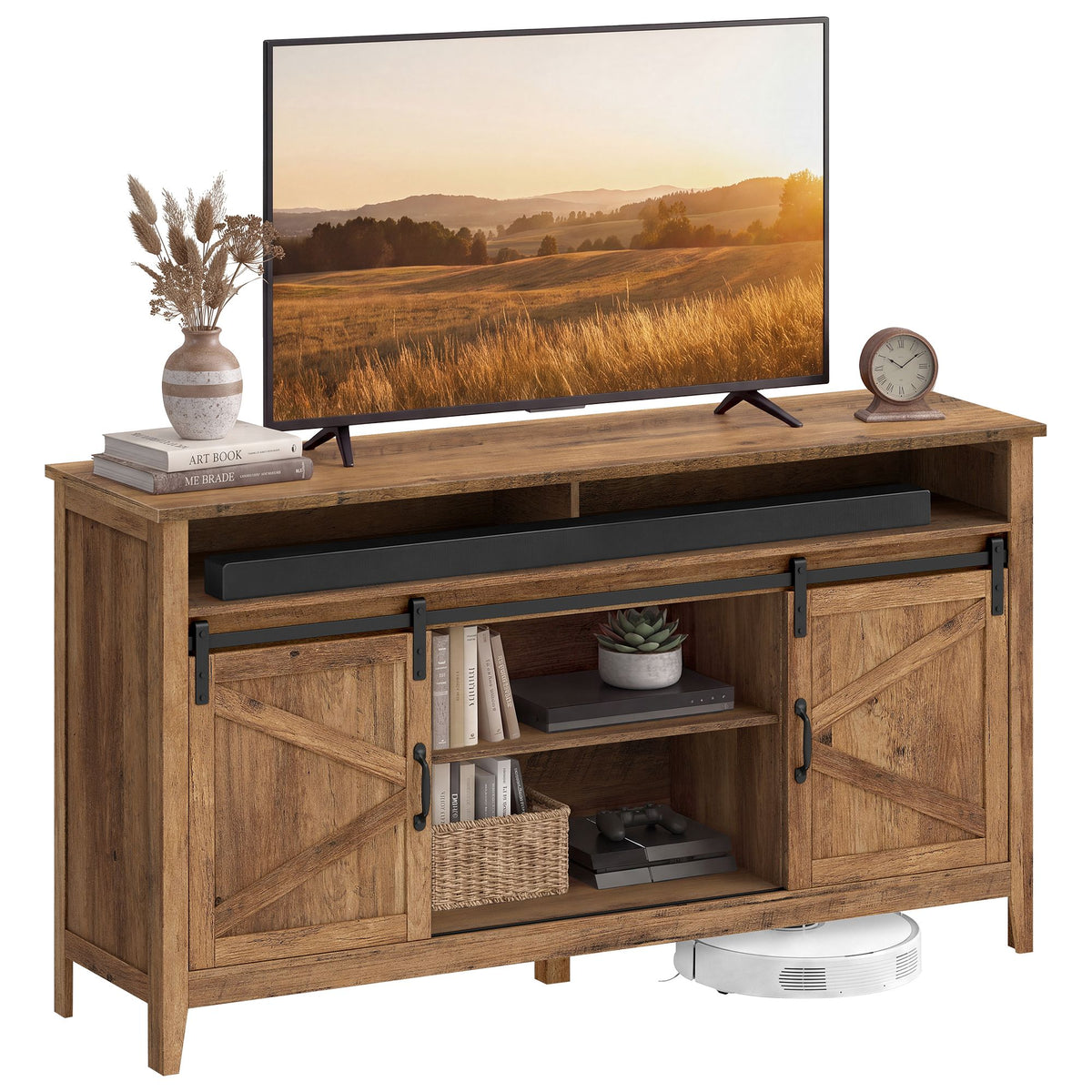 Tall Farmhouse TV Stand