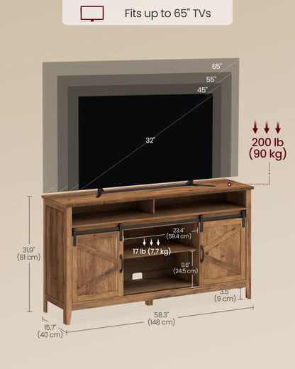 Tall Farmhouse TV Stand - image 2