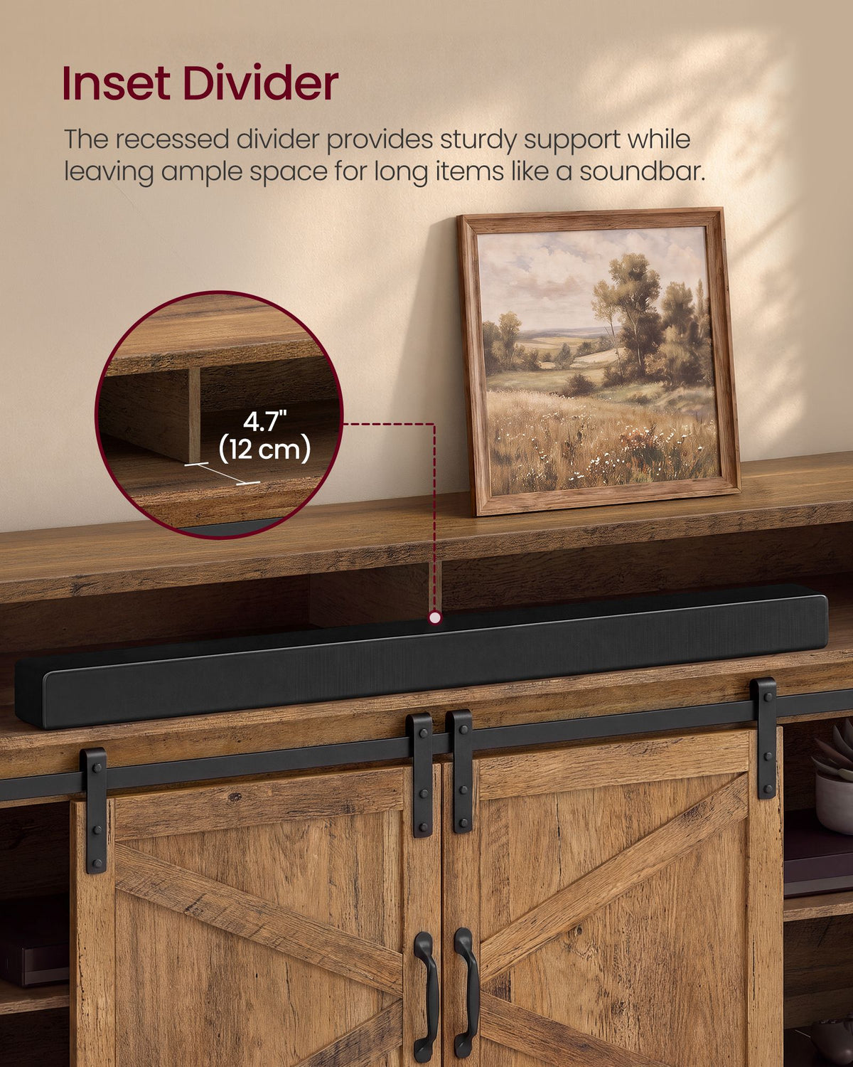 Tall Farmhouse TV Stand