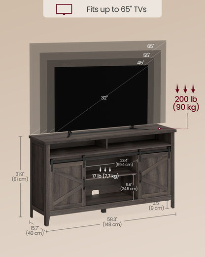 Tall Farmhouse TV Stand - image 5