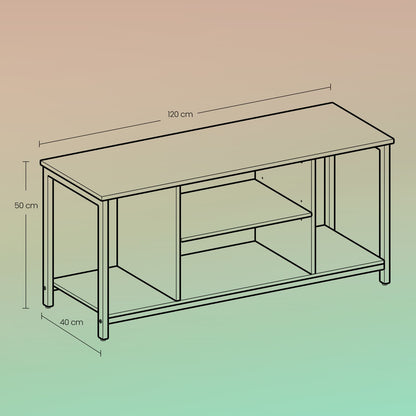TV Stand for TV up to 60 Inches, TV Cabinet with Open Shelves, TV Console for Living Room - image 5
