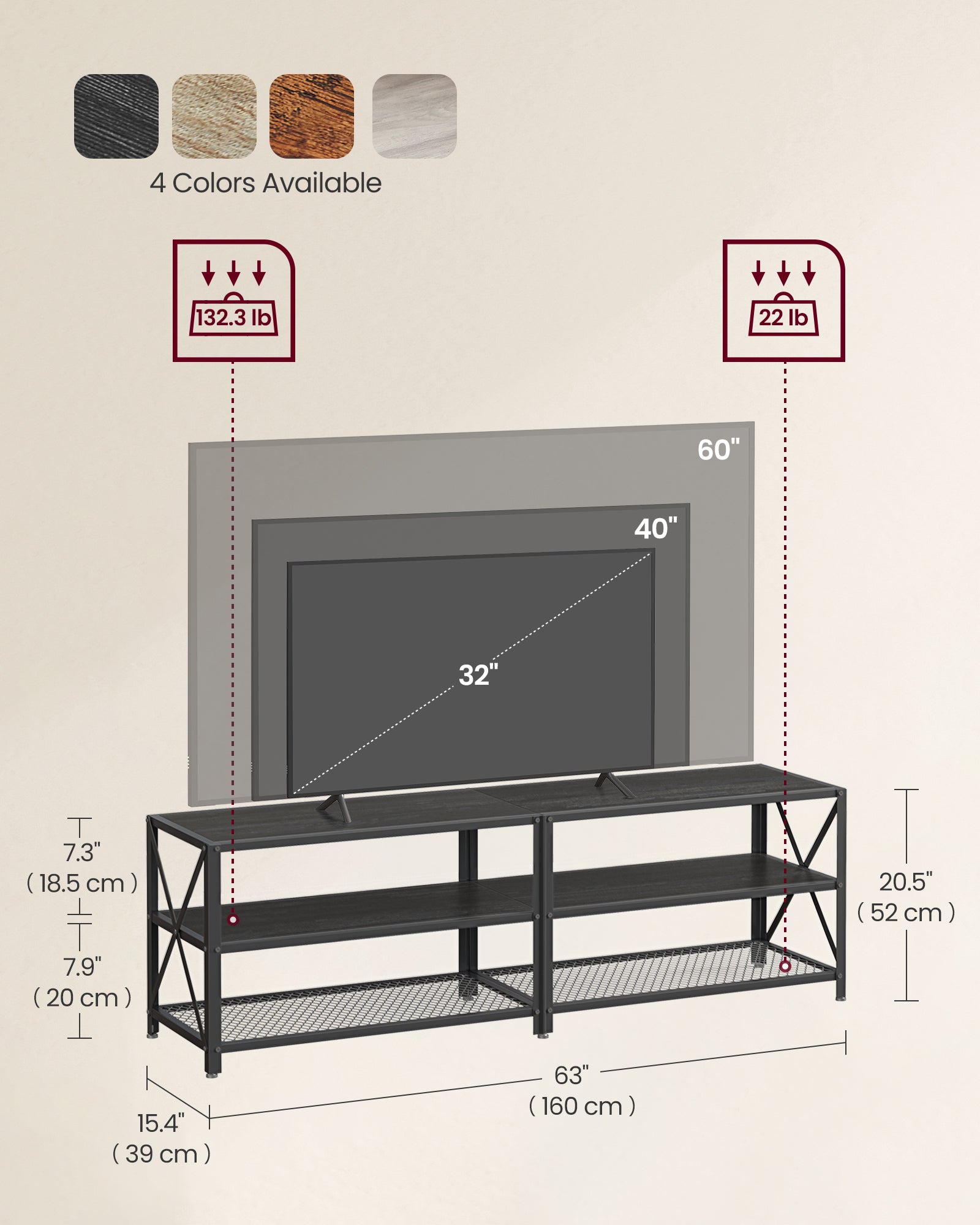 TV Console for TVs Up to 70 Inches - image 5