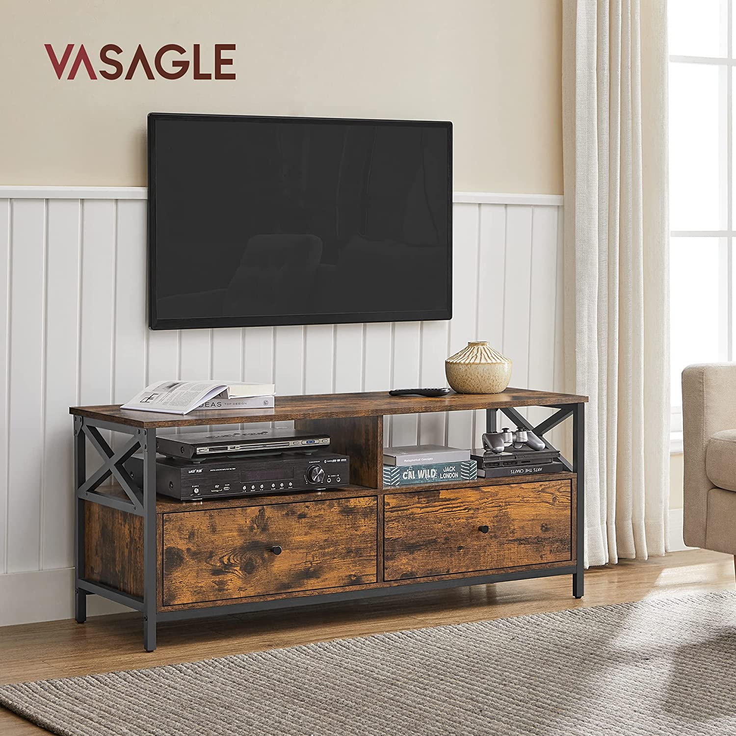 TV Stand with 2 Drawers - image 3