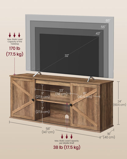 Farmhouse TV Stand for TVs up to 65 Inches - image 6