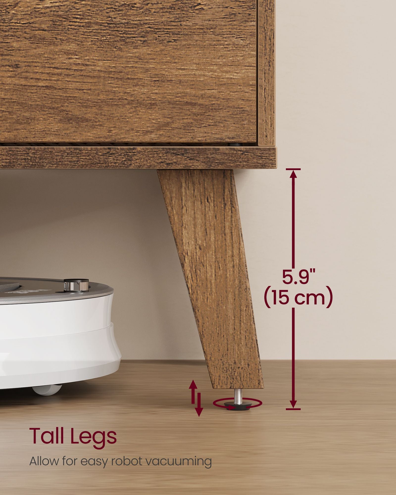 58-Inch TV Console with Adjustable Shelf - view 5