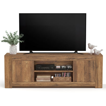 TV Stand, Farmhouse Entertainment Center with Storage Cabinets, Media Console Table for Living Room - image 23