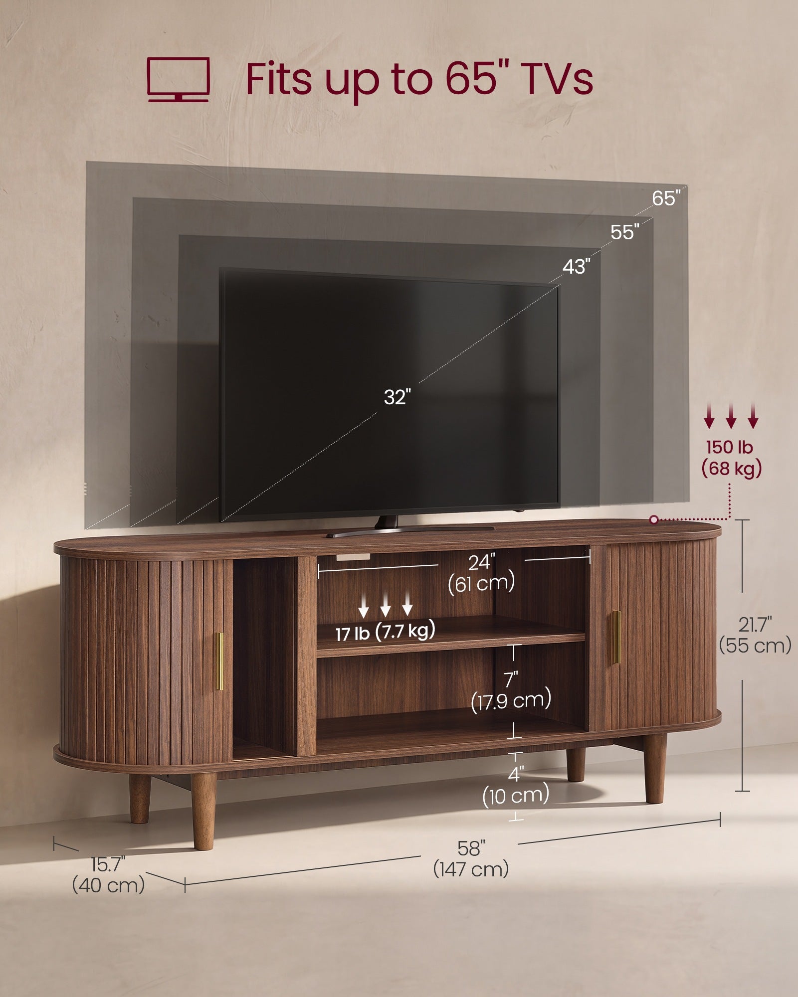 TV Stand for 65-Inch TVs - image 5