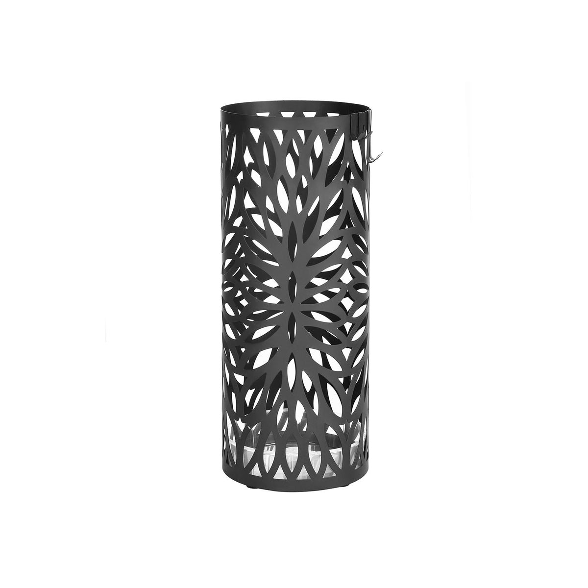Umbrella Stand Rack Free Standing for Canes Walking Sticks 2 Hooks Black