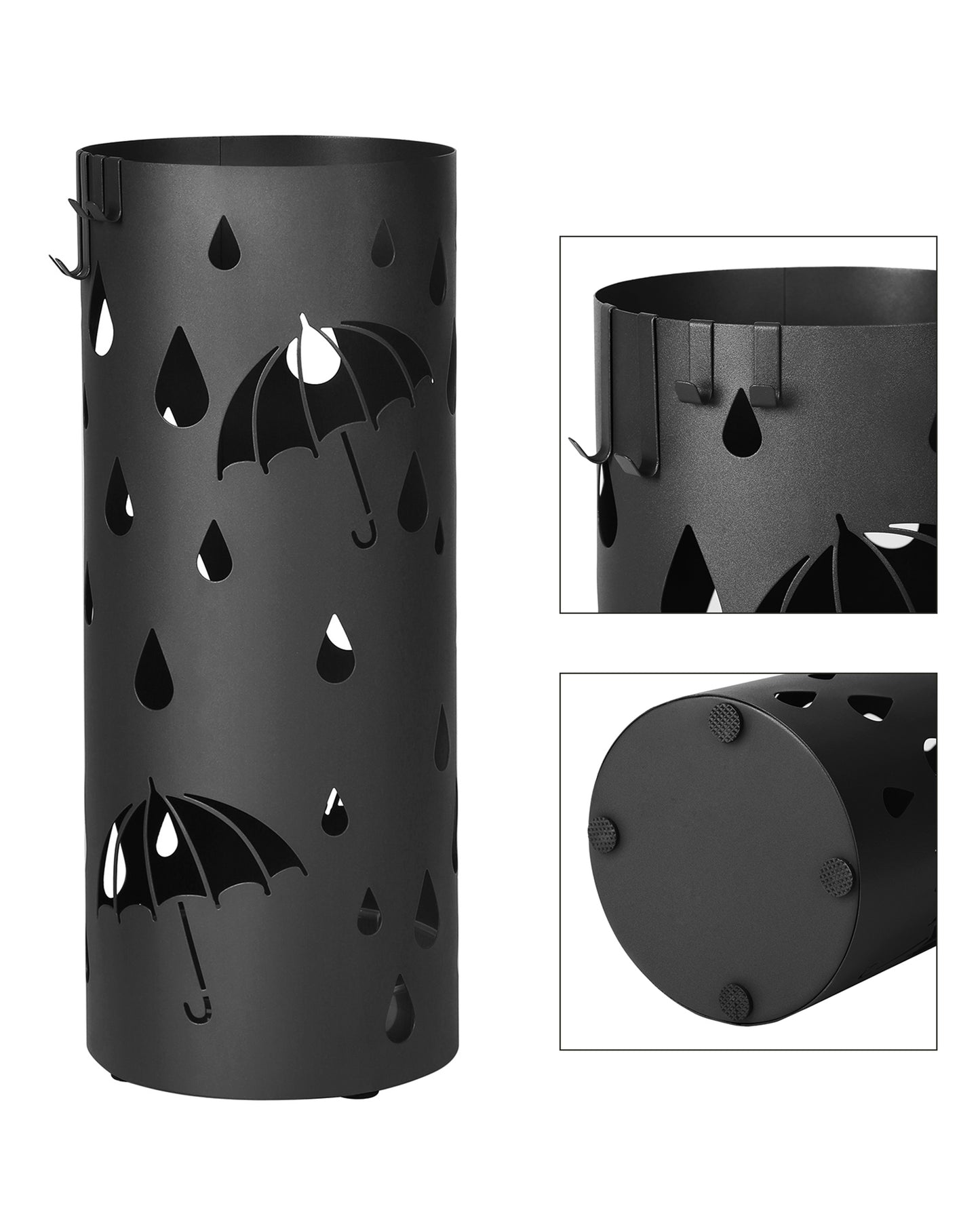 Umbrella Stand, Metal Umbrella Holder for Entryway