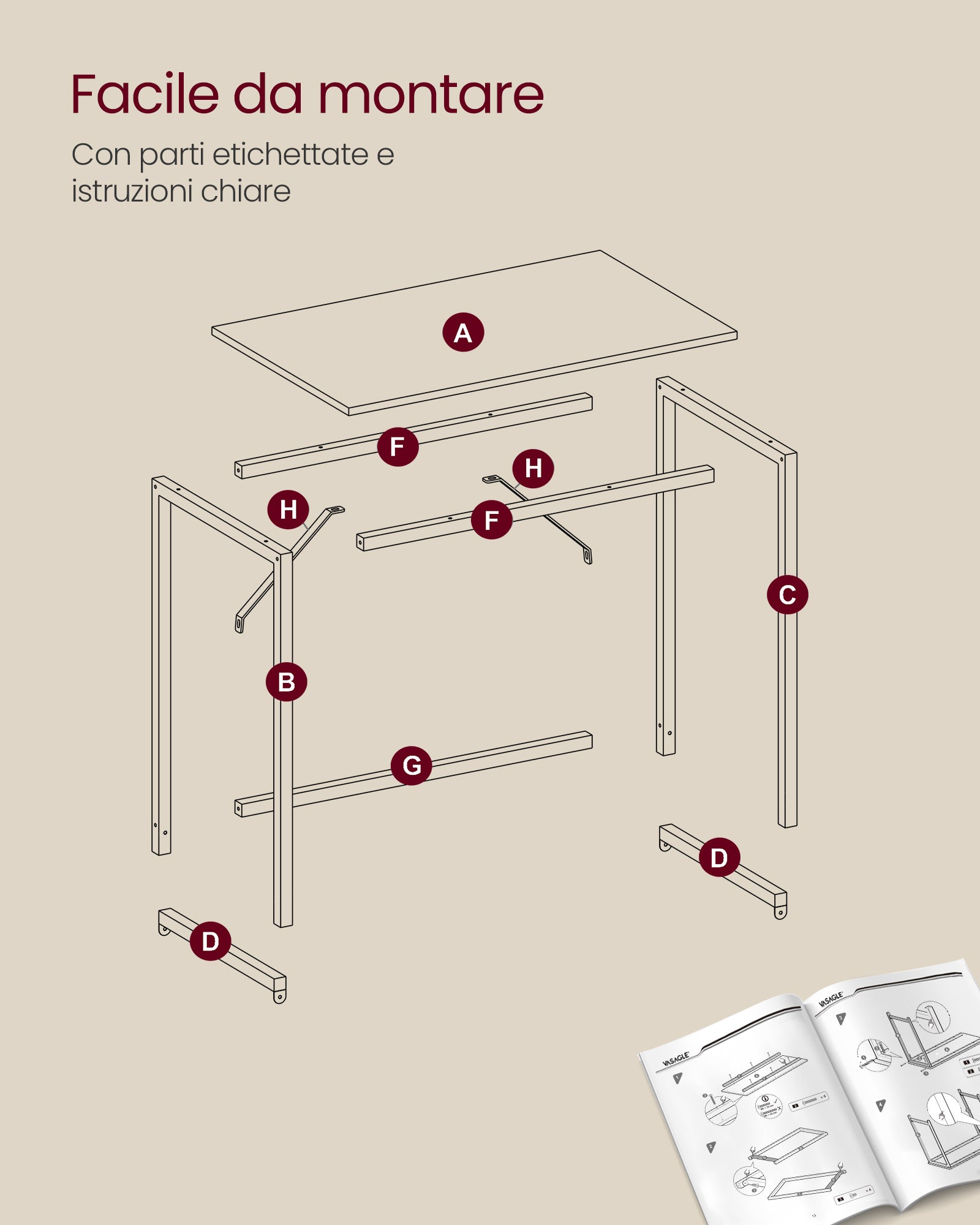 39 Inch Computer Desk - image 24