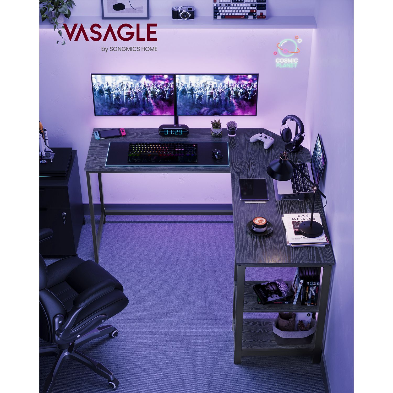 L-Shaped Computer Desk - image 21