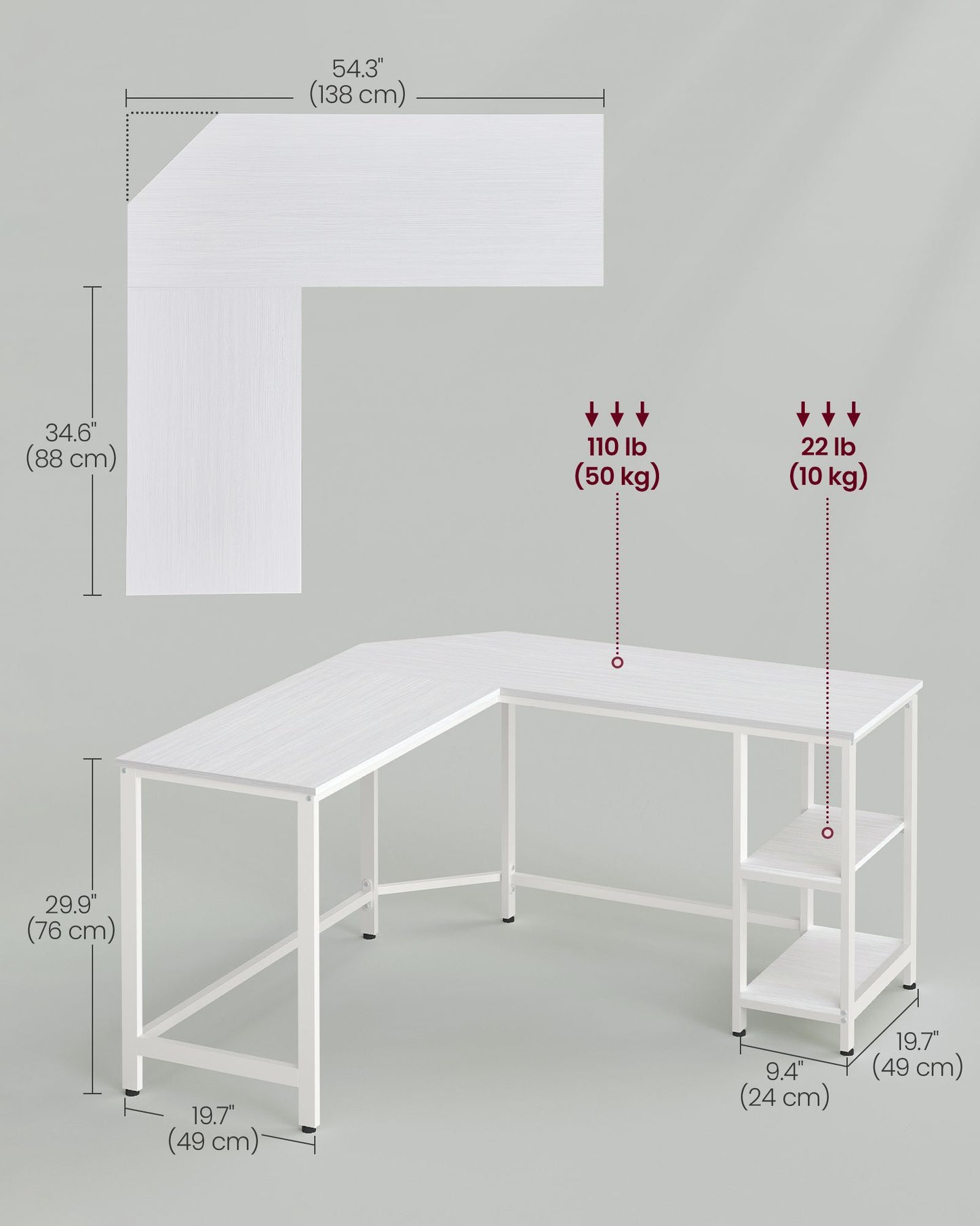 L-Shaped Computer Desk - image 35