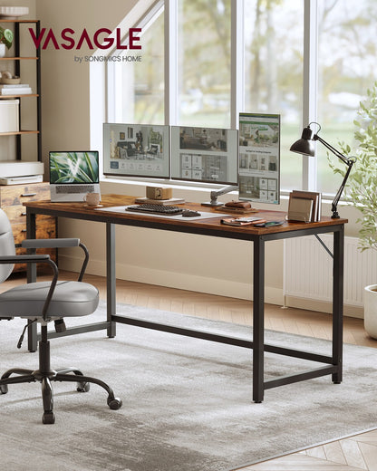 Particleboard gaming table with steel frame for home office - image 2