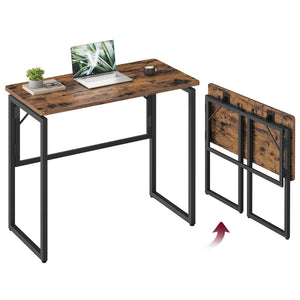 One-Piece foldable computer desk with rounded edges - image 29