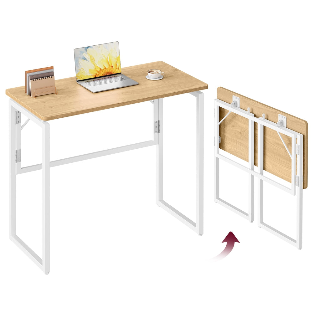 One-Piece foldable computer desk with rounded edges - image 31
