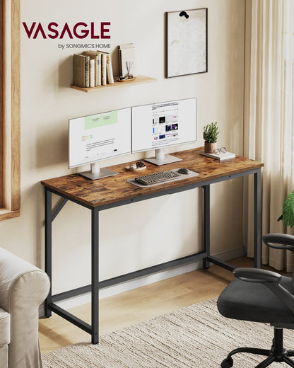 Steel frame computer desk for study or home office - image 8