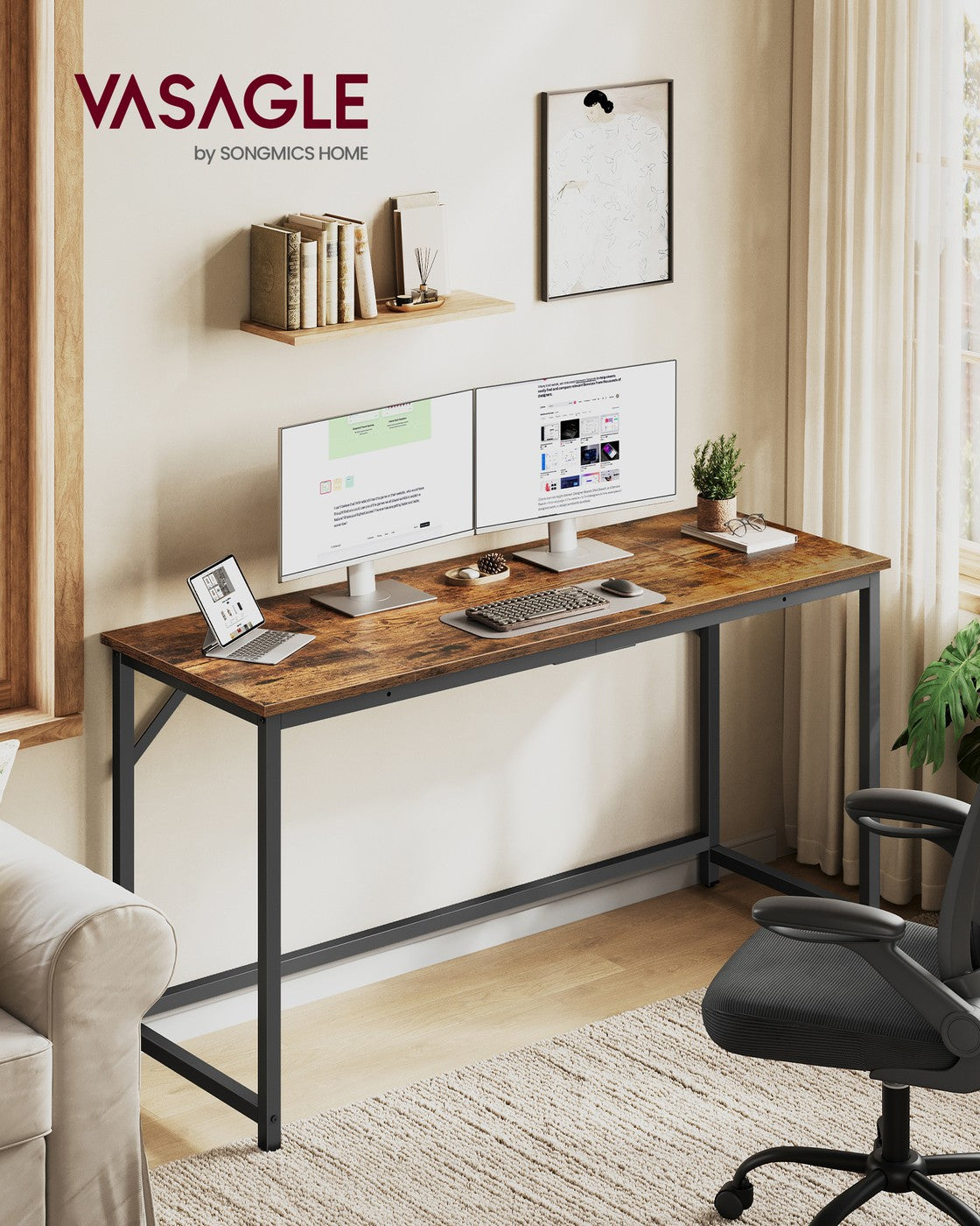 Steel frame computer desk for study or home office - image 20