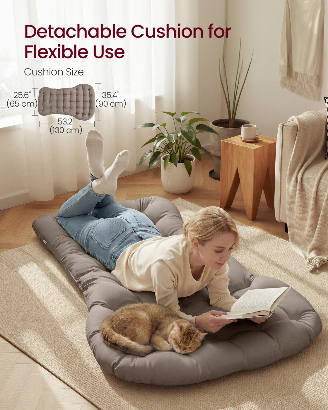 Steel rocking papasan chair for patio bedroom or living room - image 15