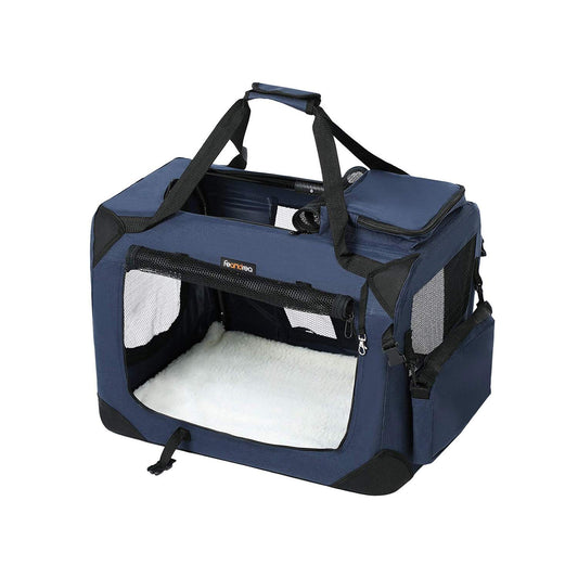 Large Blue Pet Carrier - image 1