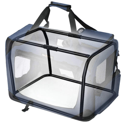 Large Blue Pet Carrier - image 4