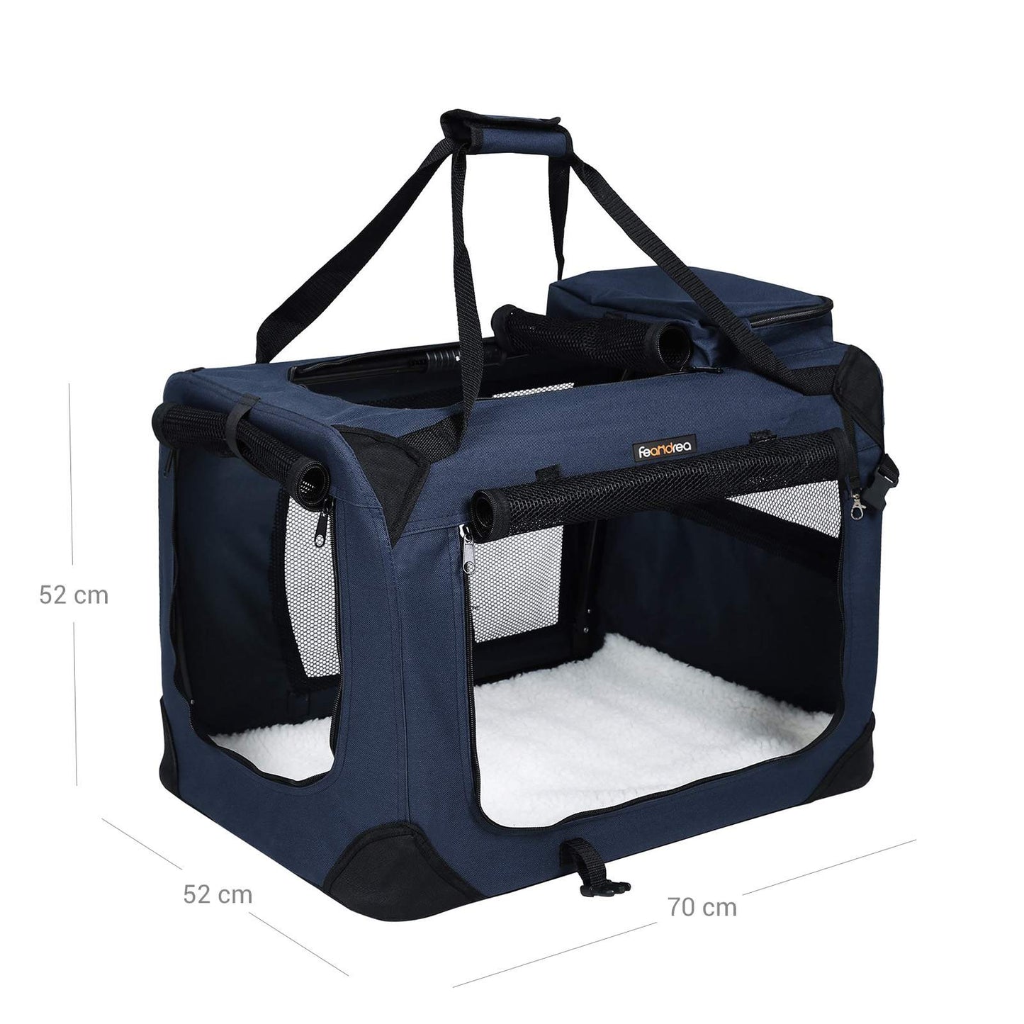 Large Blue Pet Carrier - image 5