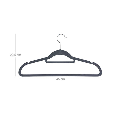 Light Grey Velvet Hangers - image 7