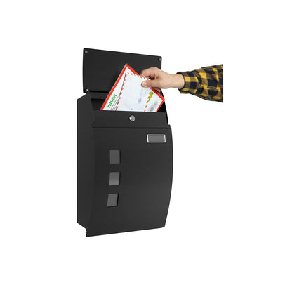 Wall-Mounted Lockable Mailbox with View Window - image 12