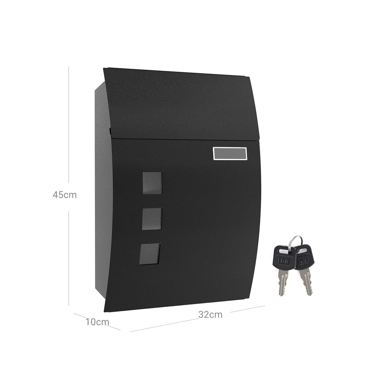 Wall-Mounted Lockable Mailbox with View Window - image 17