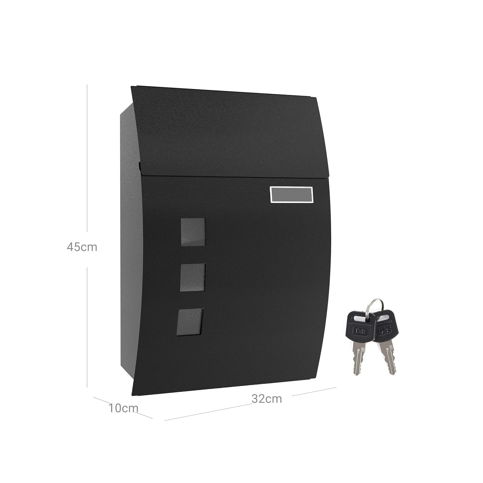Wall-Mounted Lockable Mailbox with View Window - image 17