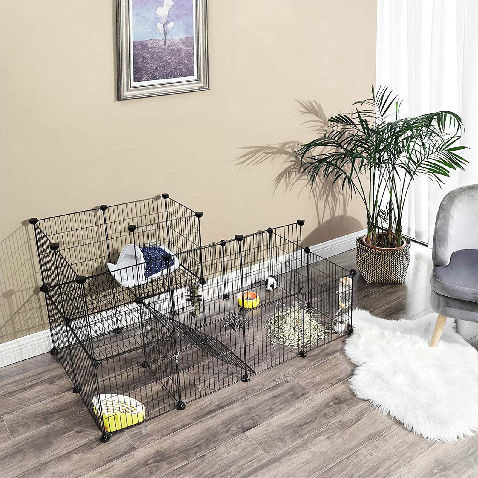 Metal Mesh Pet Playpen - image 3