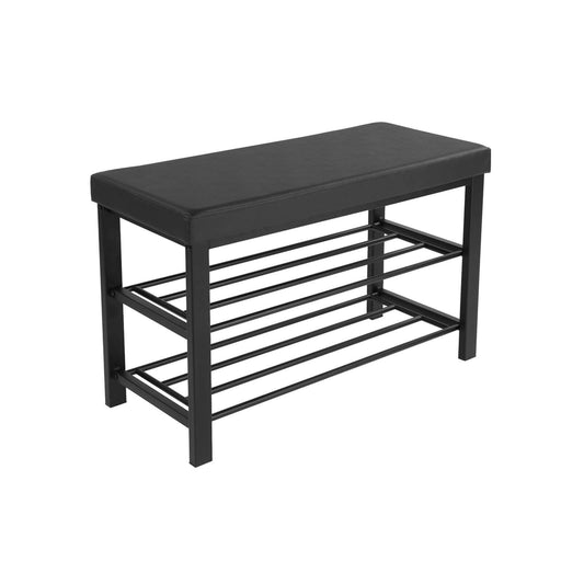 3-Tier Shoe Bench with Foam Padded Seat - image 1