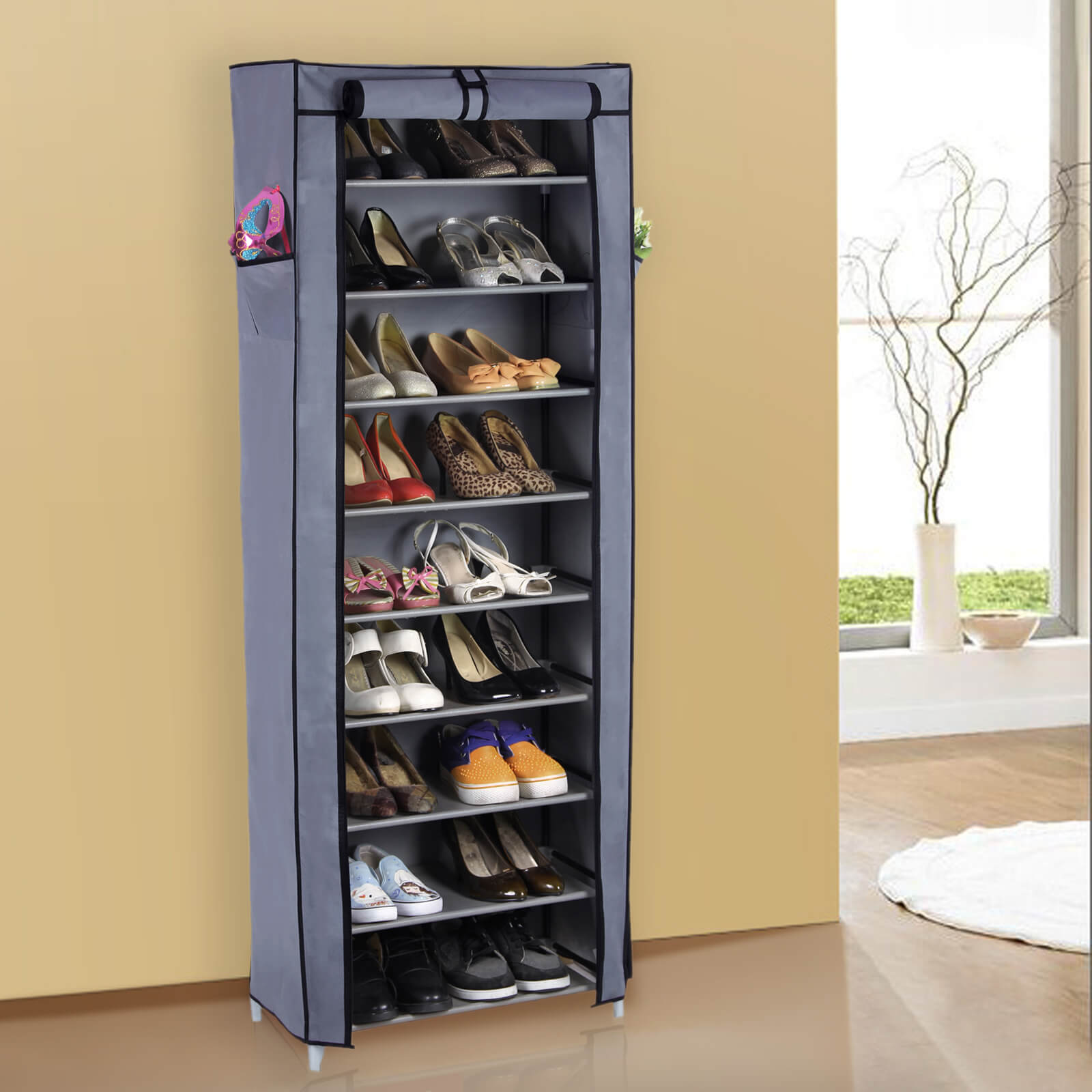 Mocha Shoe Tower Rack - image 4