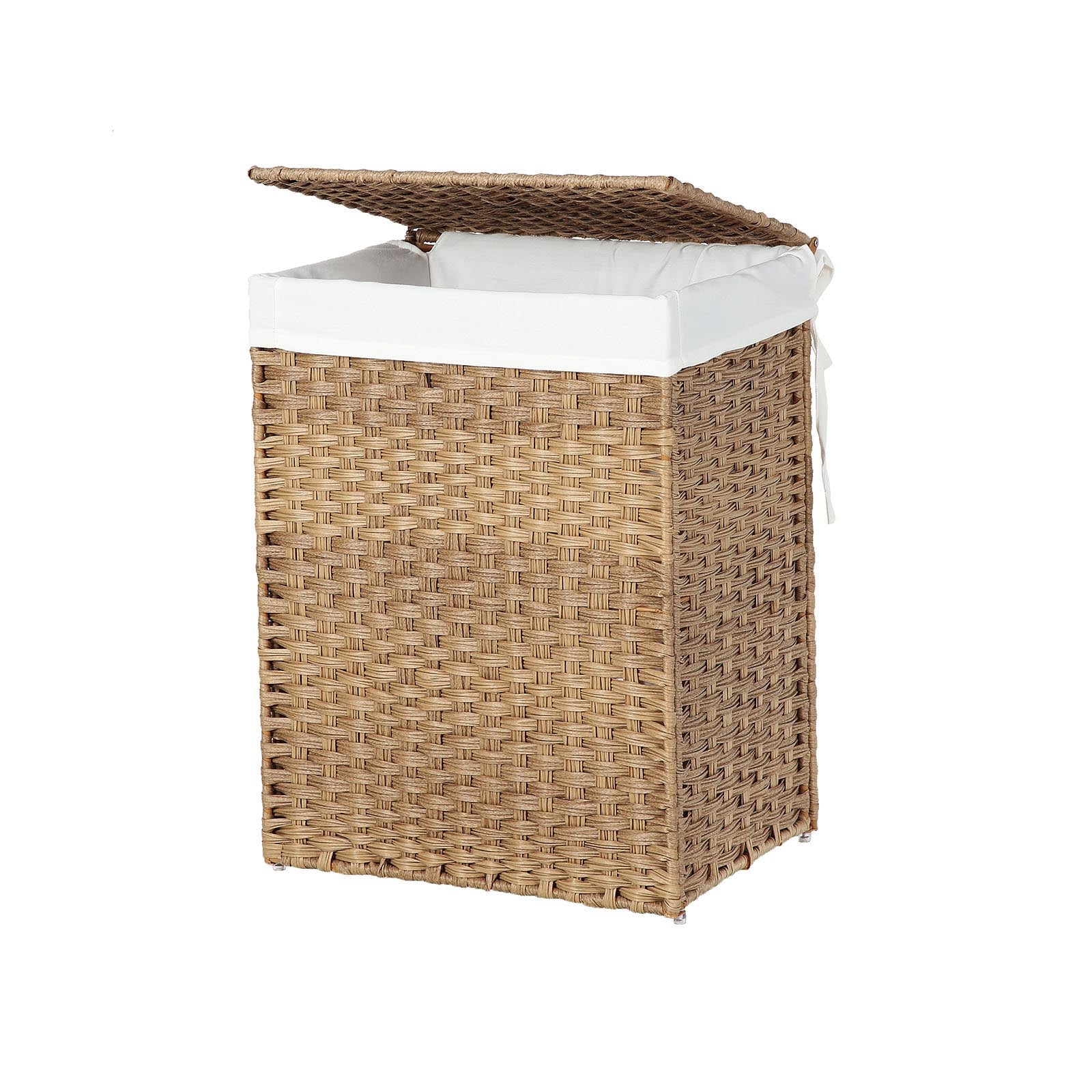 Handwoven Double Laundry Hamper - image 1