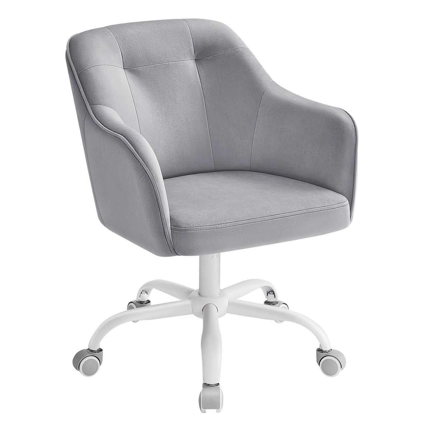Desk Chair with Armrests, Loads 110 kg, for Home Office, Study, Bedroom, Adjustable Office Chair, Green - image 13