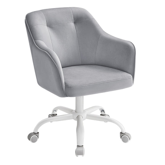 Desk Chair with Armrests, Loads 110 kg, for Home Office, Study, Bedroom, Adjustable Office Chair, Green - image 13