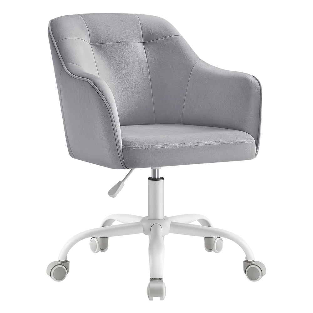 Modern Grey Adjustable Office Chair with Armrest - image 28